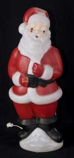 Vintage 73 Empire Carolina 23 Jolly Santa Blow Mold Christmas Display 