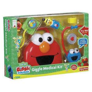 Fisher Price Sesame Street Giggle Doctors Kit Elmo NEW  