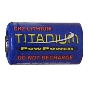  CR2 Titanium Photo Lithium 3 Volt Camera Battery 
