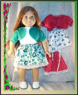 Doll Clothes 18 inch Holiday Wardrobe 6 Pcs fit American Girl NEW 