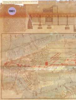 New York City Official MTA (subway) Centennial Map 1904 2004  