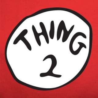 THING 2 DR. SEUSS book TEE T SHIRT TWO sizes ADULT  