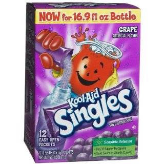   Singles Grape (for 16.9 Ounce Bottles), 12 Count Packets (Pack of 6