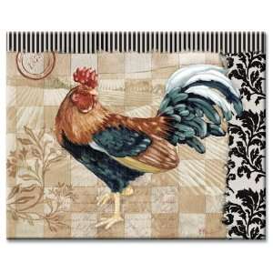   Rooster Glass Cutting Board, 14 7/8 by 11 3/4 Inches