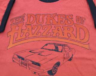 The Dukes of Hazzard TV Show General Lee & Logo Shirt L  