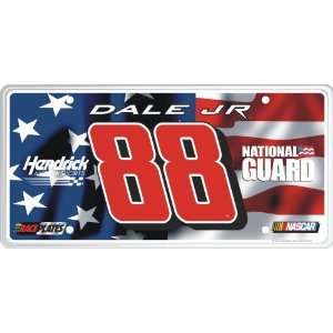   #88 Dale Earnhardt Jr. National Guard (A) License Plate Automotive