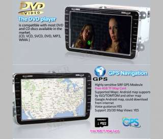   Android Car DVD Radio Stereo GPS NAV 3G WiFi For VW Passat Golf  