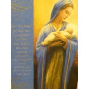 Christian Christmas Cards Mary Holding Baby Jesus Fear Not Mary Cards 