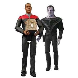   Star Trek Deep Space 9 Commander Sisko & Gul Dukat 2 Pack Toys