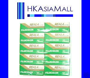 10x Fuji Reala CS 120 format Film ISO 100 Fujicolor NEW  
