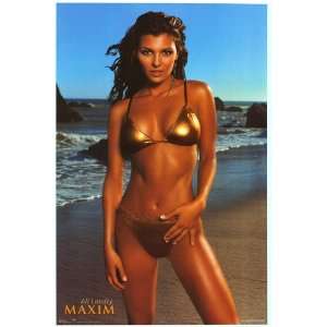 Maxim   Ali Landry   College Poster   22 x 34 