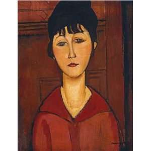  Head of a Young Girl by Amedeo Modigliani 17.00X22.00. Art 