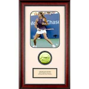 Amelie Mauresmo Autographed Tennis Ball Shadowbox