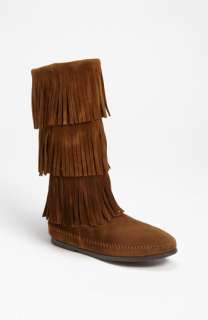 Minnetonka Fringed Tall Boot  