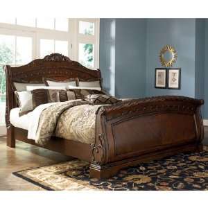  North Shore Sleigh Bed (King) by Ashley Furniture