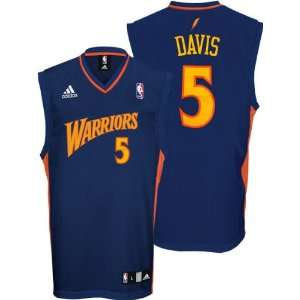 Baron Davis Jersey adidas Blue Replica #5 Golden State Warriors 