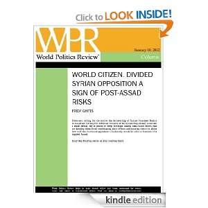 Divided Syrian Opposition a Sign of Post Assad Risks (World Citizen 
