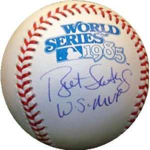 Bret Saberhagen autographed official 1985 World Series Baseball 