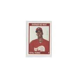   Red Wave Cal League Cards #21   Royal Thomas