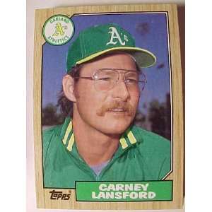  1987 Topps #678 Carney Lansford