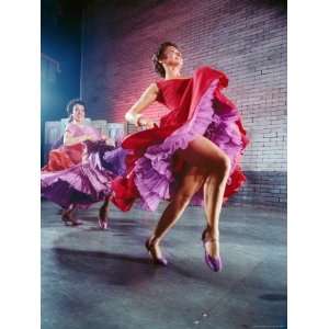 Chita Rivera and Liane Plane Dancing in a Scene from the Broadway 
