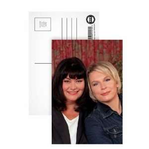 Dawn French and Jennifer Saunders   Postcard (Pack of 8)   6x4 inch 