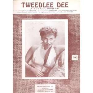    Sheet Music Tweedlee Dee Lavernee Baker 68 