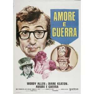   and Death Poster Italian 27x40 Woody Allen Diane Keaton Georges Adel