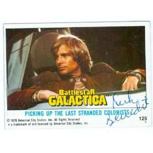 Dirk Benedict Autographed Trading Card Battlestar Galactica