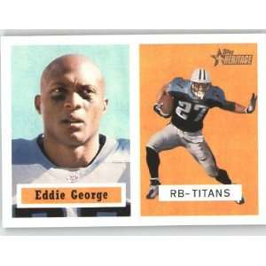  2002 Topps Heritage #63 Eddie George   Tennessee Titans 