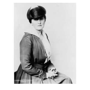 Emily Post, American Writer and Authority on Etiquette, in 1922 