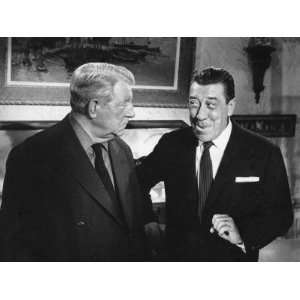 Franck Fernandel and Jean Gabin LÂge Ingrat, 1964 Photographic 