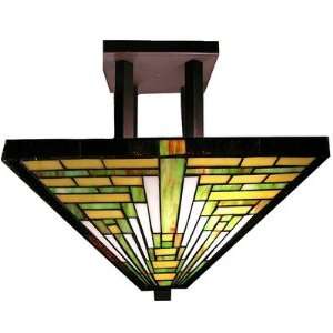  Frank Lloyd Wright Ceiling 2 Light Flush Mount