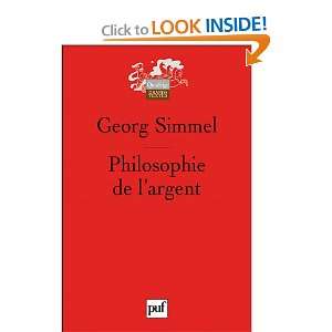  Philosophie de largent Georg Simmel Books