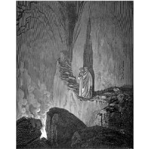  Window Cling Gustave Dore Dante Evil Counsellors