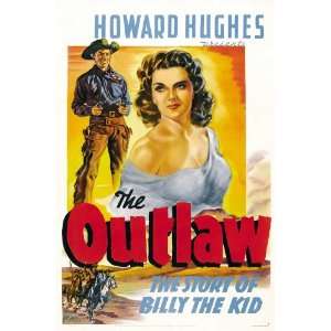    Outlaw The C MOVIE POSTER Jack Buetel Jane Russell