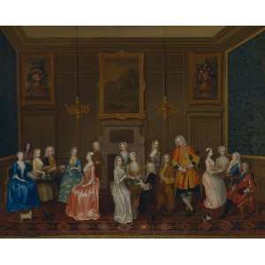   Poster   Tea Party at Lord Harringtons House; St. Jamess 19.5 X 24.0