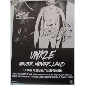  UNKLE Never, Never, Land Poster [Autographed] Everything 