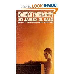  Double Indemnity James M. Cain Books