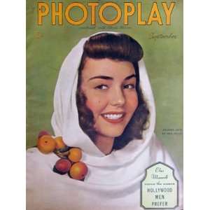  JENNIFER JONES Photoplay September 1944 magazine 