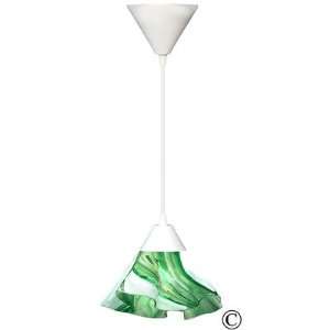  Jezebel Gallery Radiance Lily Pendant with Kelly Green and 