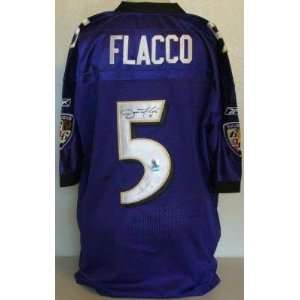 Joe Flacco Autographed Jersey   Autographed NFL Jerseys