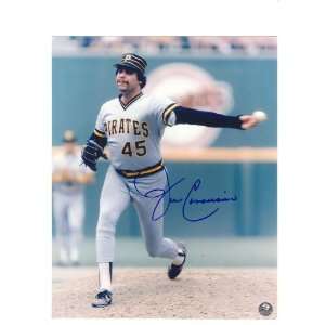 John Candelaria Pittsburgh Pirates   Throwing Sidearm   Autographed 