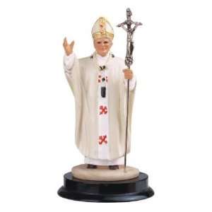   John Paul II Holy Figurine Religious Decoration White