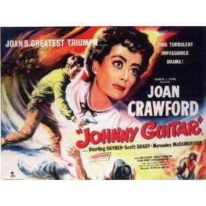  Johnny Guitar Poster Half Sheet B 22x28 Joan Crawford 