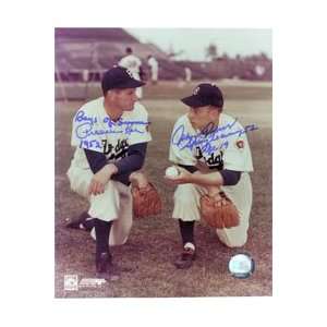  Brooklyn Dodgers(Johnny Podres, Preacher Roe) Autographed 