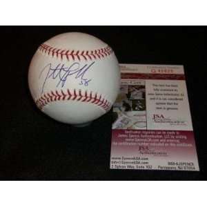 Jonathan Papelbon Autographed Baseball   Philadelphia Phillies OML JSA 
