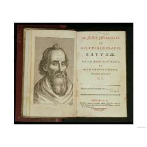  Portrait of Juvenal from The Satires of Juvenal and 