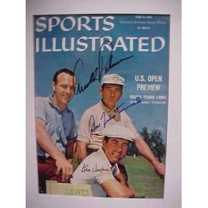 Arnold Palmer, Don Finsterwald & Ken Venturi Autographed June 13, 1960 