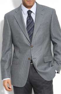 Joseph Abboud Mini Check Worsted Wool Sportcoat  